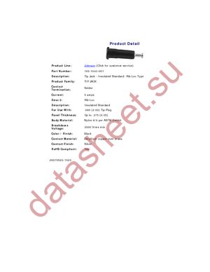 105-1043-001 BLACK datasheet  